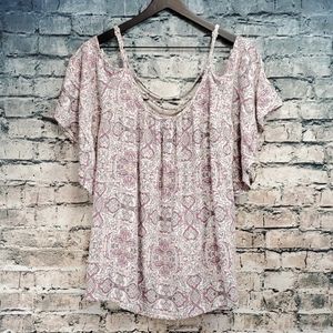 torrid | Romantic Boho Cold Shoulder Festival Top